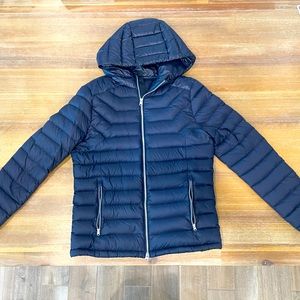 Abercrombie & Fitch Lightweight Hooded Down Jacket